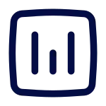 Chart Square SVG Icon